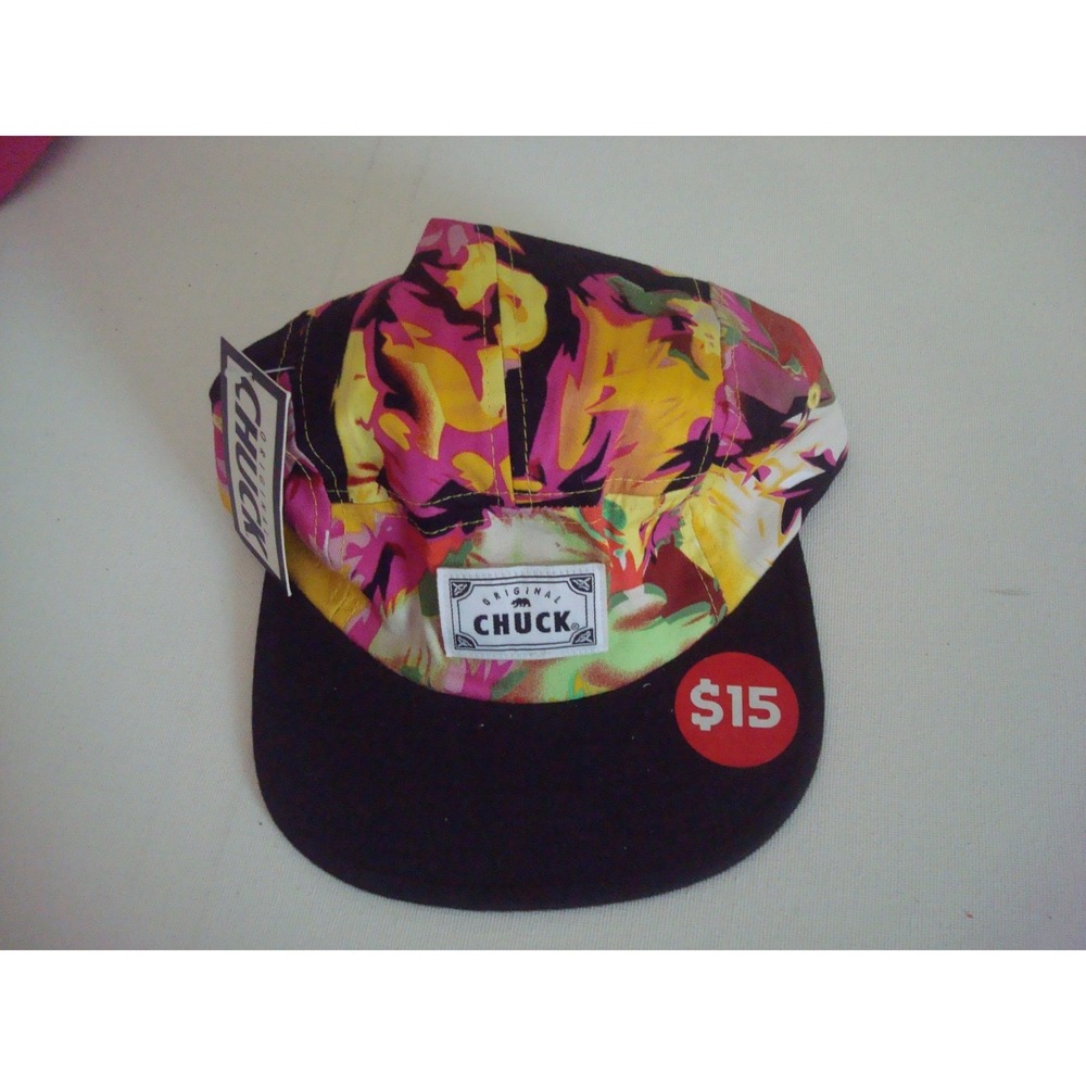 CHUCK FLORAL DEADSTOCK HAT CAP VINTAGE T6